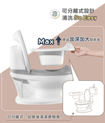 芽比兔 baby whale幼兒仿真學習小馬桶, , large