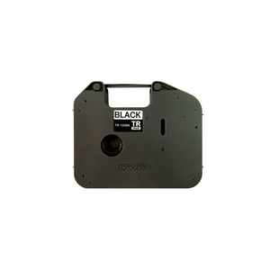 【 BROTHER】兄弟牌 黑色 12mm 套管標籤機碳帶 / 個 TR-100BK