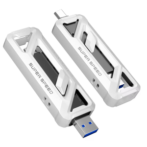 [FANXIANG] External solid state drive SSD dual-head USB3.2Gen2x2+Type-C read speed 2050MB/s warranty 5 years suitable for iPhoneProMax15/16 and Android phone F958-2TB