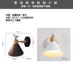 [Honey Comb]北歐風小鳥壁燈床頭壁燈 黑色(KC1732), , large