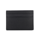 BURBERRY 銀字Logo Sandon 牛皮4卡名片/卡片夾/黑色, , large