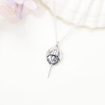 【Angel & Me】鱟 s925 純銀項鍊 海洋神秘遠古化石 生日聖誕禮物, , large