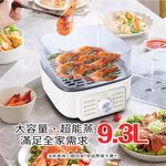 Giaretti Multi-Function Electric Steamer GT-HPS113, , large