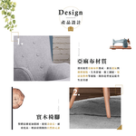 【Hampton 漢汀堡】安格斯高背休閒椅組-鐵灰色, , large