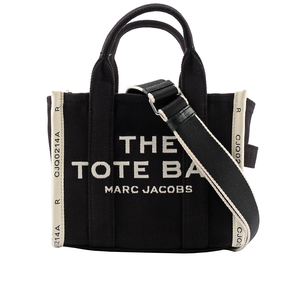 MARC JACOBS THE JACQUARD TOTE 雙色小款托特包/黑色/米色