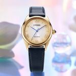CITIZEN 星辰 L系列 光動能大三針女錶 EM1143-14Z, , large