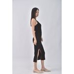 (S) pupe me today質感無袖黑色洋裝二手衣, , large