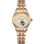 CITIZEN 星辰 小鏤空優雅機械女錶-玫瑰金/28.5mm PR1043-80P, , large