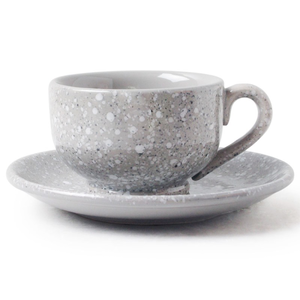 [豐名日本餐具] 咖啡杯組 石目淺灰釉 / C00CS1-127-2