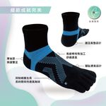 【現貨】MIT台灣製 4D護足運動五趾短襪 抑菌消臭 氣墊短襪 DR504/ DR505, , large