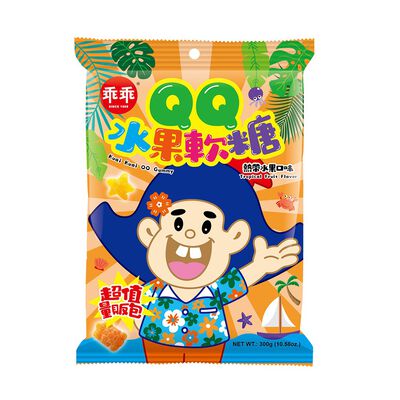 乖乖QQ水果軟糖- 熱帶水果口味300g