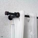【Colors】 伸縮小窗簾桿 門簾 帽頭 183-305cm 管徑9.8 / 7.8mm 伸縮桿 歐式 復古風格 小窗桿 門簾桿 穿桿, , large