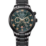 CITIZEN 星辰 亞洲限定 光動能紳男月相手錶 AP1055-87X, , large