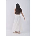 (F) shiatzy chen亞麻寬鬆白色長裙二手衣, , large