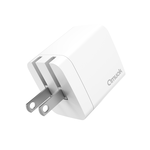 【amuok】GaN 45W 雙Type-C PD3.0快速充電器(白色)(電源供應器 豆腐頭 充電頭), 白色, large