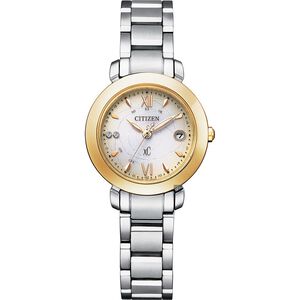 CITIZEN 星辰 XC African Roses聯名 限量鈦金屬光動能電波女錶 ES9447-51A