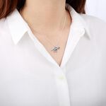 【Angel & Me】3D Dinosaur Tyrannosauru T-Rex s925 sterling silver necklace gift, , large