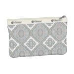 |快速出貨|Lesportsac 3-zip Cosmetic 三層拉鍊化妝包/ 大馬士革窗花, , large