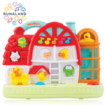 [RUNALAND]Fun Animal Farm Educational Toy for Baby, , large