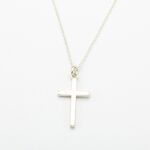 【Angel & Me】Simple Cross (Medium) s925 sterling silver necklace gift, , large