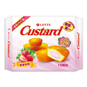 LOTTE Custard-Strawberry10pks-NonPHO