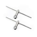 台灣現貨！6分大尺寸T型棘輪絲攻板手 螺紋攻牙器 攻牙組 螺絲攻牙器 攻牙板手 絞牙器 絲錐 棘輪攻牙器 攻牙刀, , large