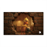 【Monster】 3D Scene Desk Mat (60x34cm) &ndash; Angry Duck, , large