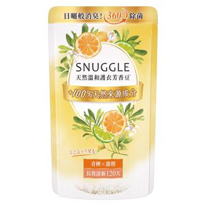 熊寶貝多效護衣芳香豆青檸X甜橙補充包300ML
