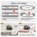 【KIKY】二代韓式克萊兒高碳鋼舒眠型彈簧床墊3尺, , large