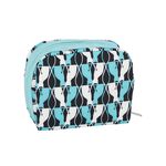 |快速出貨|Lesportsac Square Cosmetic 方形收納化妝包 - 鏡中貓影, , large
