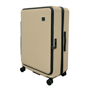 NaSaDen Rhein Series [Camel Gold]25" Front Opening Luggage