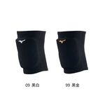 MIZUNO 成人用護膝 排球護膝 運動護膝 足球護膝 護膝 透氣 防護 V2TYB086 25SS 【樂買網】, 09 黑白, large
