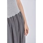 (S) woog質感無袖綠色洋裝二手衣, , large