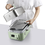 【BUYDEEM北鼎】多功能養生 雙層蒸煮鍋 蒸燉鍋 燉煮鍋 雙燉盅 全配 G561-贈好禮(日本不鏽鋼三德刀16.5CM), , large