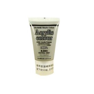 MONA蒙納 S-803 壓克力水彩顏料(灰) 25ml