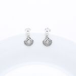 【Angel & Me】美人魚 貝殼 Shell s925 純銀 耳環 耳夾 生日 週年 情人節 禮物, , large