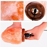 110V-E12 Salt Lamp with Adjustable Dimming and Thick Wire, , large