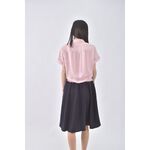 (S) bear two質感撞色粉色洋裝二手衣, , large