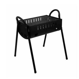 Upright barbecue grill