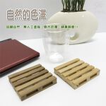 GS MALL 台灣製造 一組二入 檜木杯墊 工業風 檜木墊 棧板杯墊 杯墊 餐墊 桌墊 吸水墊 隔熱墊 檜木, , large