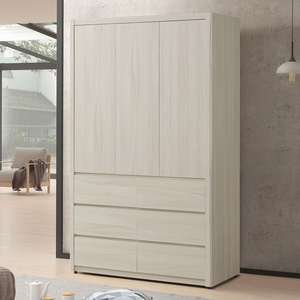 【Homelike】喜家居4x7尺六抽衣櫃(2348)