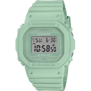 CASIO 卡西歐 G-SHOCK 青蘋果綠方形女錶 GMD-S5600BA-3