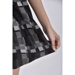 (XS（含）以下) h s popular dress格紋灰色洋裝二手衣, , large