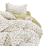 OLuLu Korean Style Double-Sided Crepe Gauze Cloud Velvet Graphene Washed Comforter(180x210cm), , large