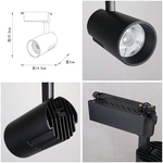 【卡米達】30W LED 軌道燈 黃光(CA1937BK-3000K), , large