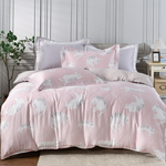【Betrise】Jumping cat | C Energy Series 100% Austrian Tencel™ Light-quenched Graphene Four-piece Duvet Bedding Set-Double, , large