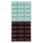 Dark (75%) and white mint-flavoured chocolate with cranberry seeds, , large