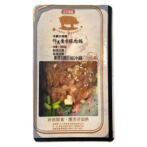 冷藏台灣豬鮮蔥醬香豚肉絲300g(貼體)※本商品保存期限為10天，因配送關係到府後使用期限5天