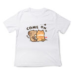 JZ TEE Capybara & Orange Cat-COME ON Graphic Tee, , large