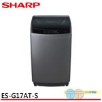 SHARP 夏普 17KG 超靜音DD直驅變頻抗菌洗衣機 ES-G17AT-S, , large